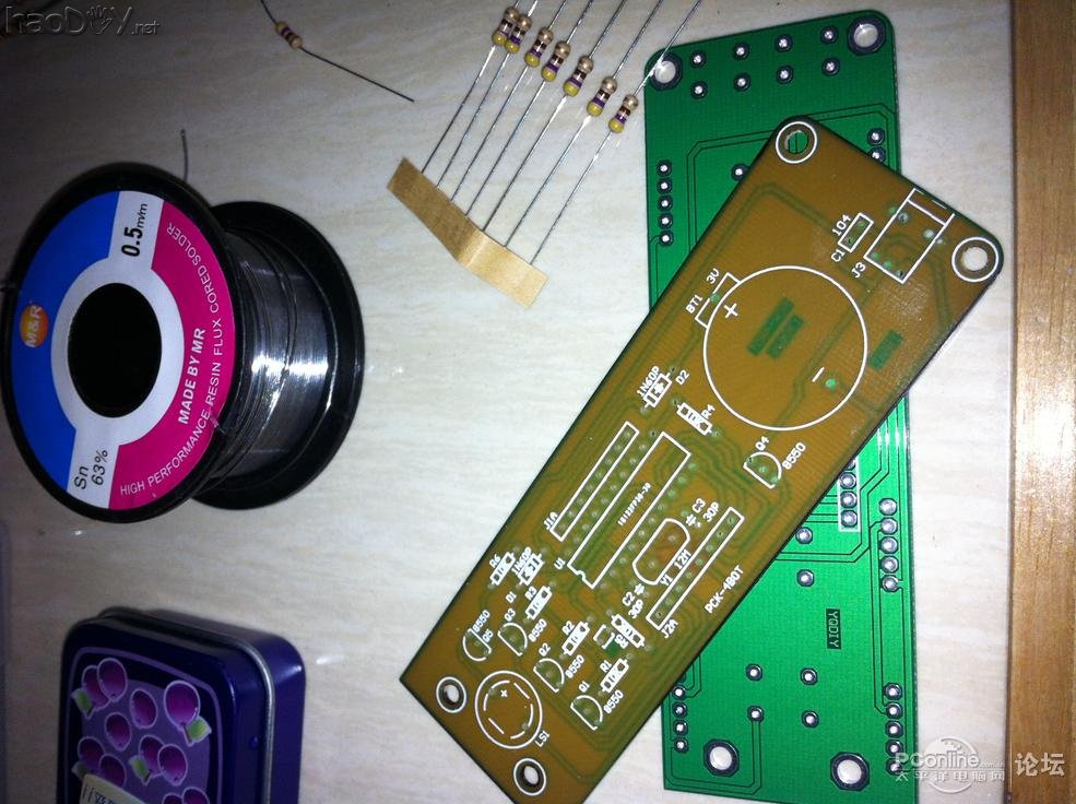 点击查看原图 制作数码管桌面时钟电子钟+亚克力光污染 科技感十足