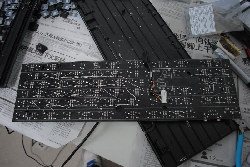 点击查看原图 背光键盘改造记,换灯效果还不错