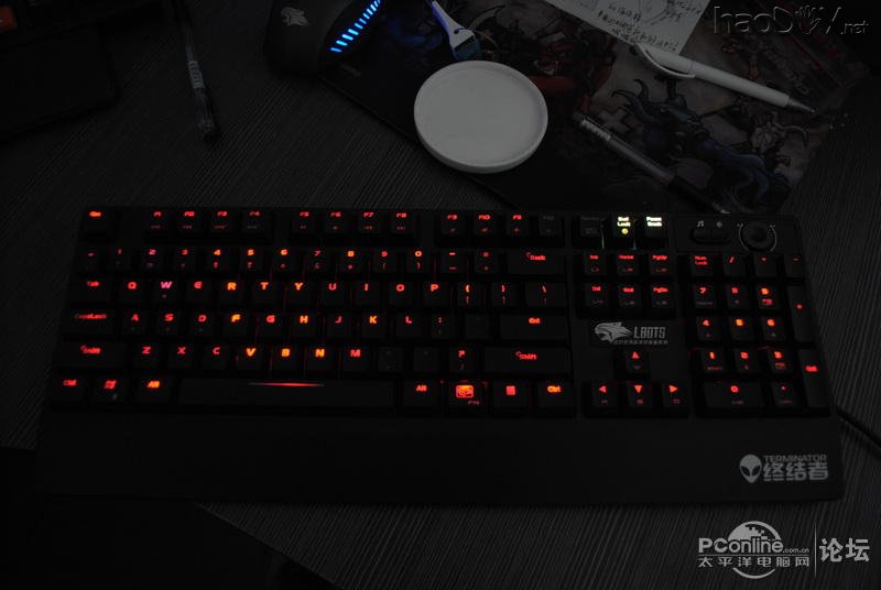 点击查看原图 背光键盘改造记,换灯效果还不错