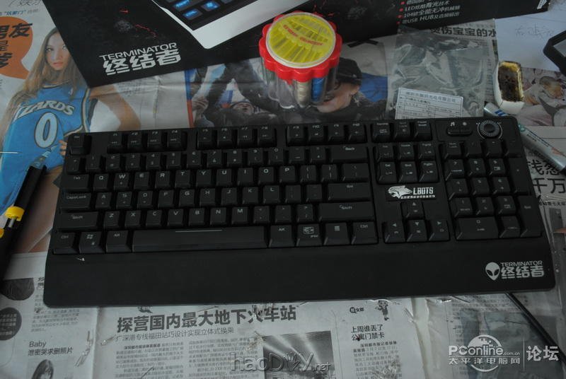 点击查看原图 背光键盘改造记,换灯效果还不错