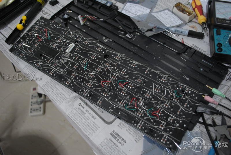 点击查看原图 背光键盘改造记,换灯效果还不错