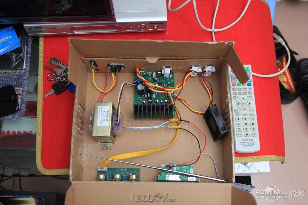 点击查看原图 月饼盒多媒体功放机诞生记
