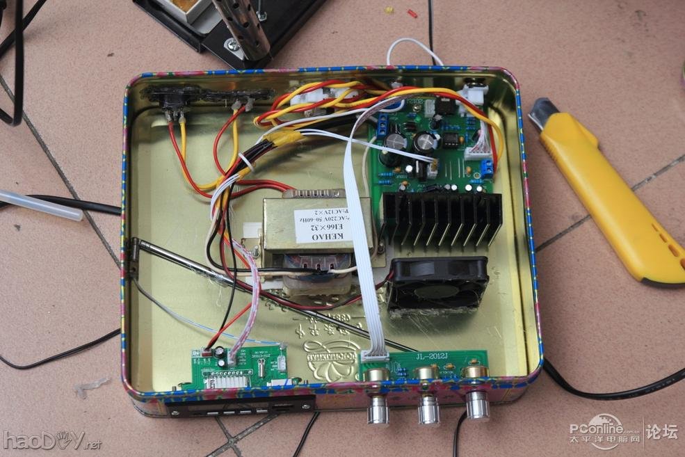 点击查看原图 月饼盒多媒体功放机诞生记