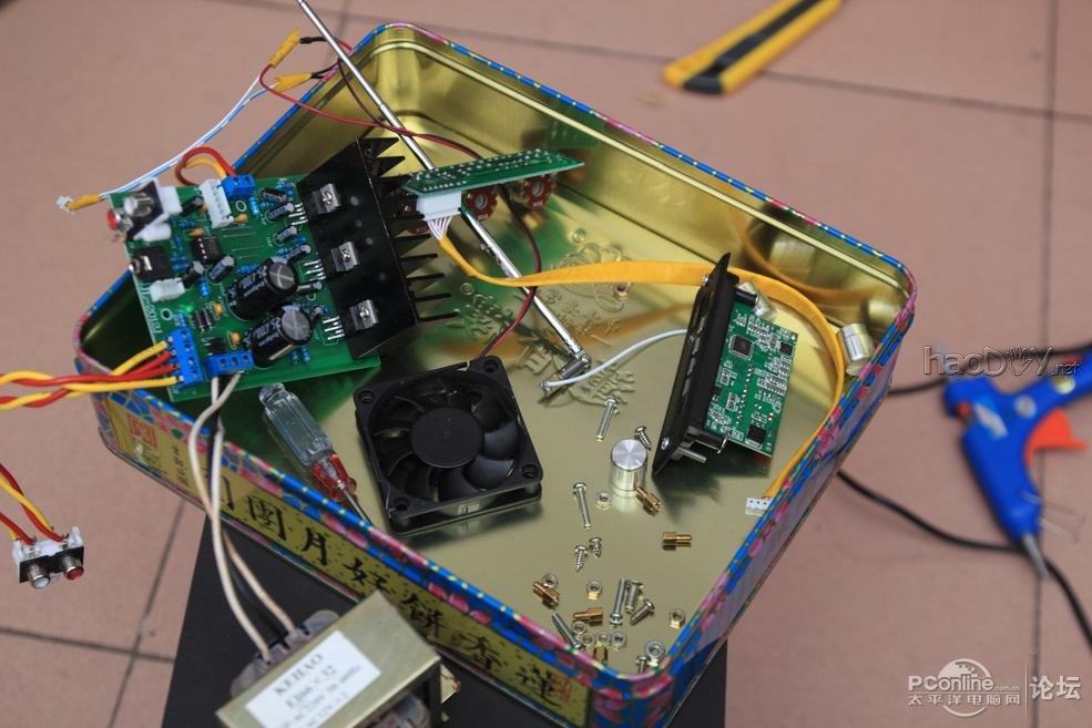 点击查看原图 月饼盒多媒体功放机诞生记