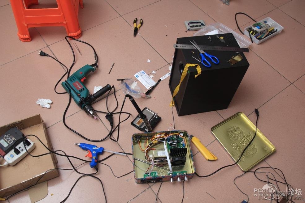 点击查看原图 月饼盒多媒体功放机诞生记