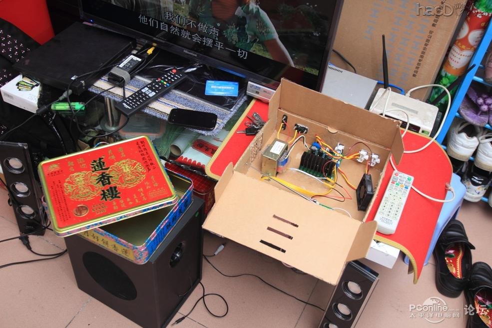 点击查看原图 月饼盒多媒体功放机诞生记