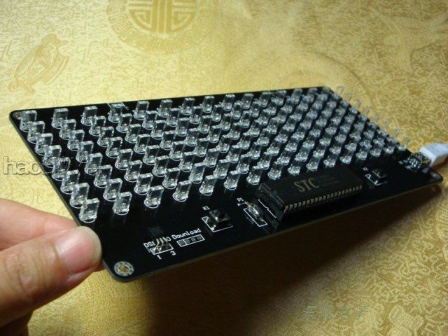 技术宅组装音乐频谱电平显示器效果测试 视频