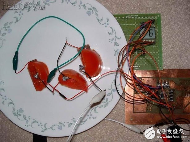 小小的水果发电竟能驱动AVR单片机