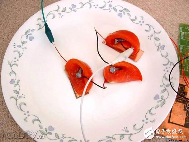 小小的水果发电竟能驱动AVR单片机