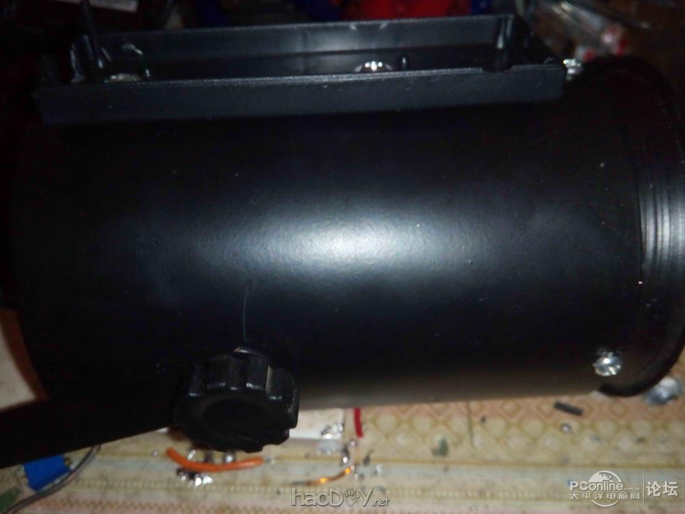 点击查看原图 一只坏LED射灯改装便携式射灯