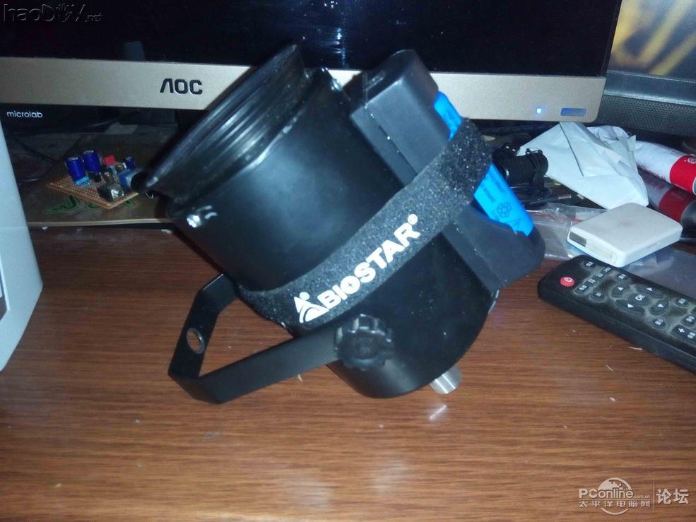 点击查看原图 一只坏LED射灯改装便携式射灯