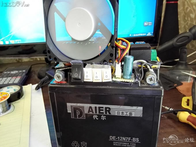 点击查看原图 自制笔记本ups电源