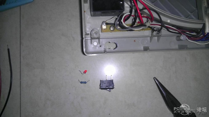 点击查看原图 当遥控开关遇到电风扇时,改造2档位遥控风扇