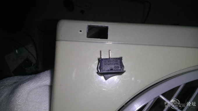 点击查看原图 当遥控开关遇到电风扇时,改造2档位遥控风扇