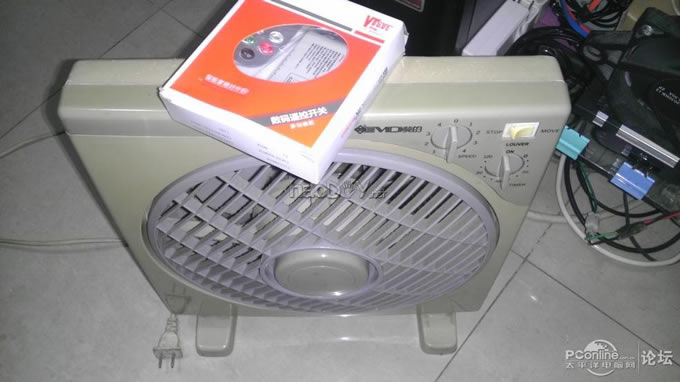 点击查看原图 当遥控开关遇到电风扇时,改造2档位遥控风扇