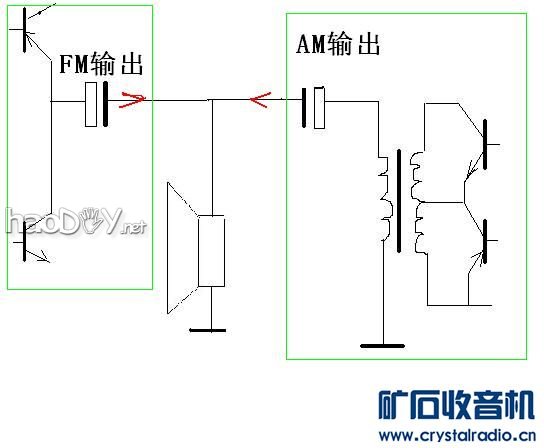 共用喇叭.JPG 双核DIY“中夏牌”收音机制作
