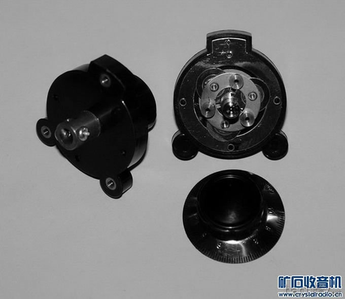 减速旋扭.jpg 花蓝线圈便携式矿石收音机