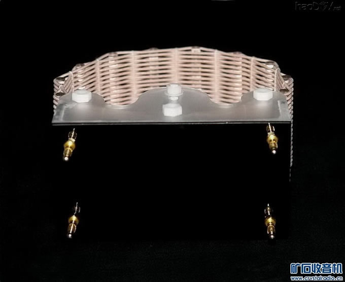 调谐线圈底部.jpg 花蓝线圈便携式矿石收音机