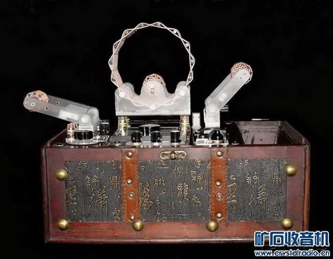 使用陷波器2.jpg 花蓝线圈便携式矿石收音机