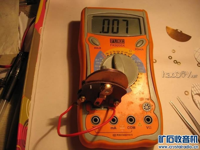 调整大小 IMG_0586.JPG 我diy制作做的矿石收音机