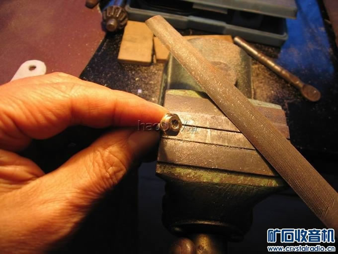 调整大小 IMG_0517.JPG 我diy制作做的矿石收音机