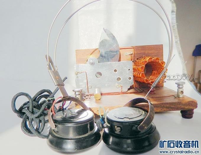 DSCN1563.JPG 全手工制作的仿古矿石收音机