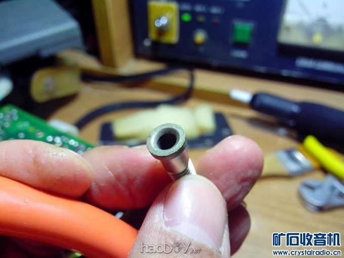 原接线孔有氧化  进行打磨抛光 原接线孔有氧化  进行打磨抛光