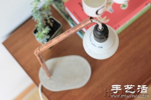 铜管材质手工台灯制作教程
