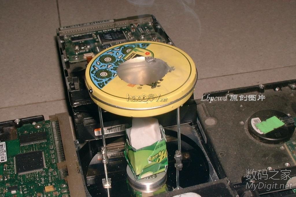 报废硬盘只能改成棉花糖机