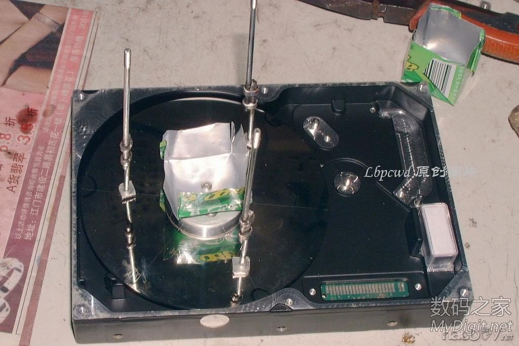 报废硬盘只能改成棉花糖机