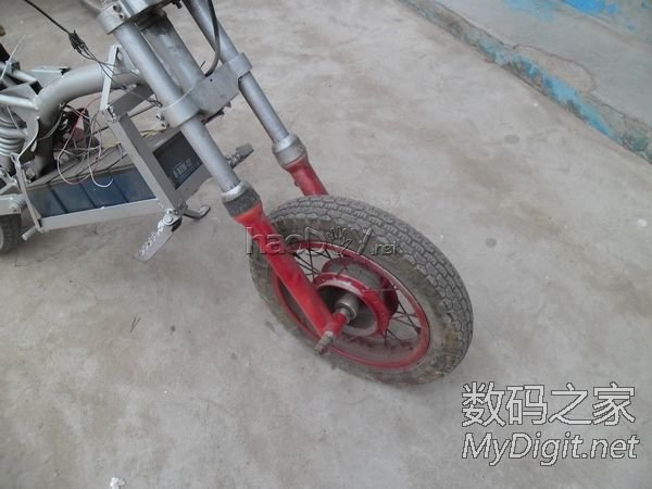 超拉风的自制电动车