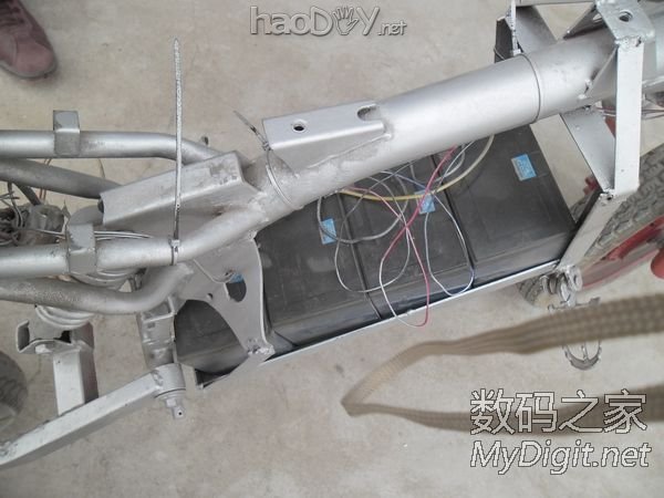 超拉风的自制电动车