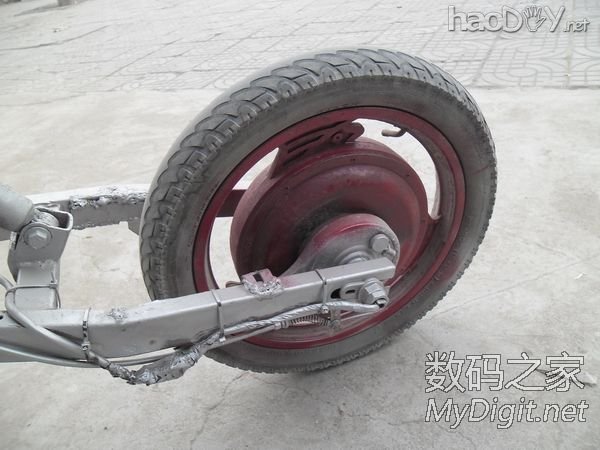 超拉风的自制电动车