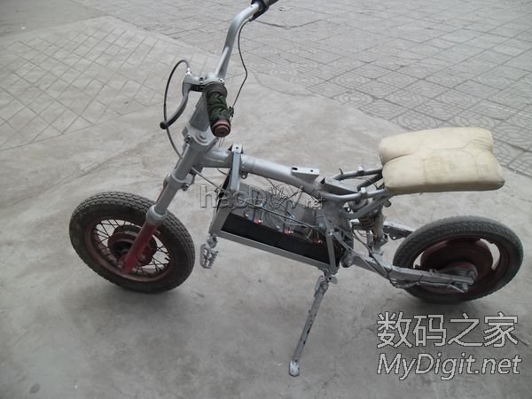 超拉风的自制电动车