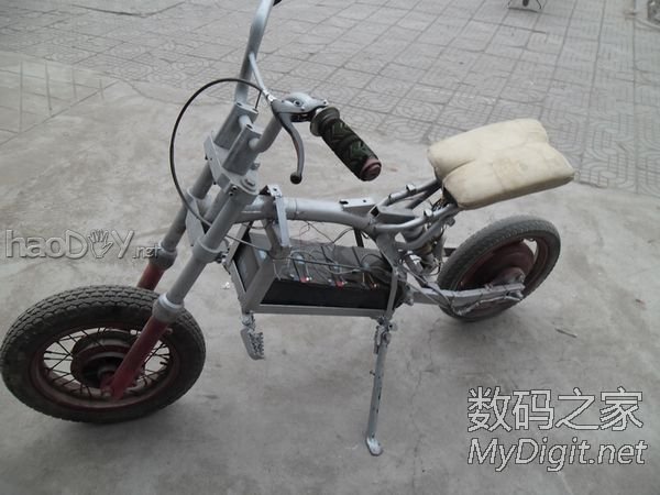 超拉风的自制电动车