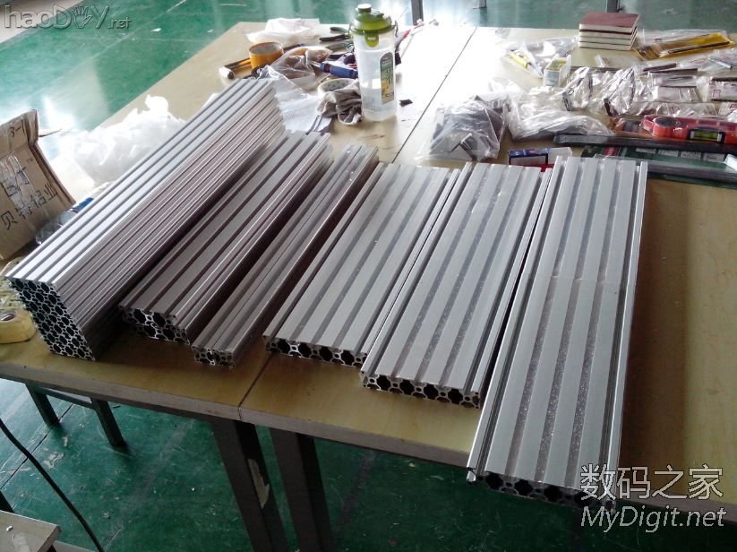 500x400全铝型材 雕刻机 制作