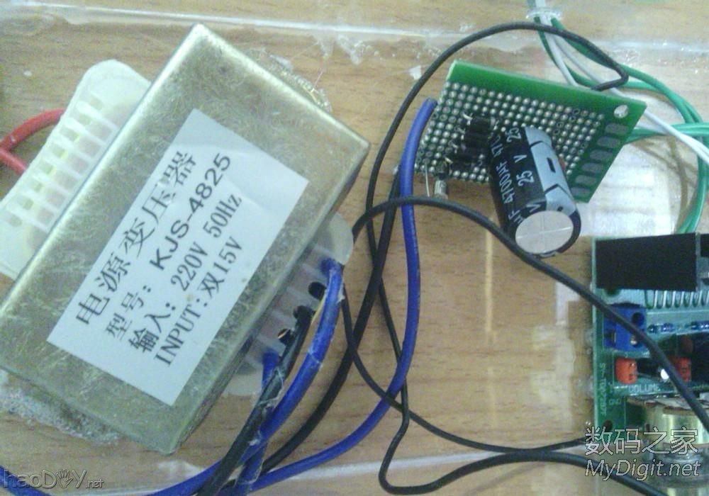 TDA7297+STC单片机音乐频谱显示功放