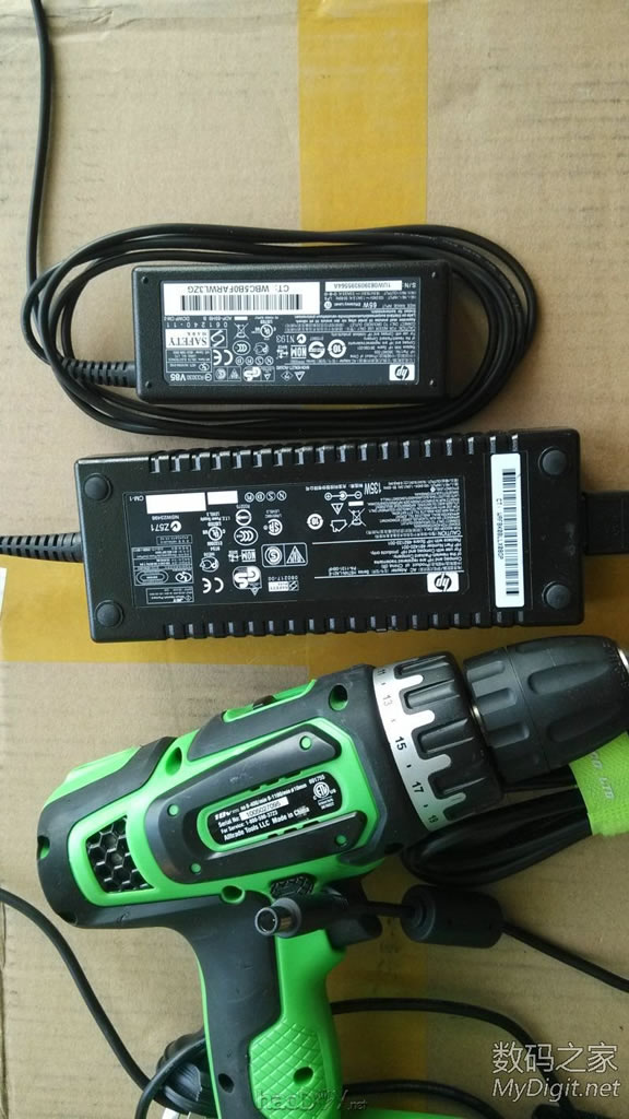 28元川崎电钻完工,改造18650锂电池供电