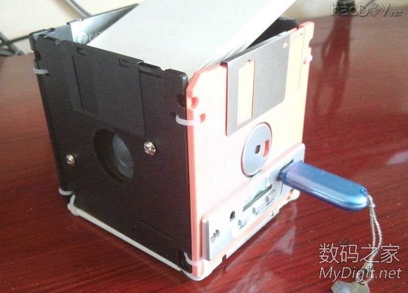 废弃软盘制作音响音乐盒