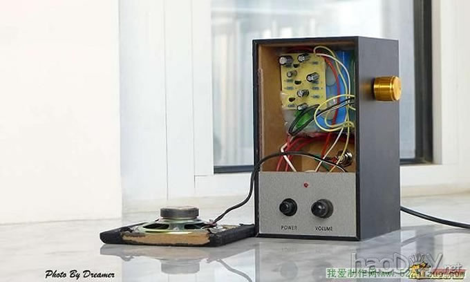 让矿石收音机“驱动”喇叭 --- 改造有源音箱 让矿石收音机“驱动”喇叭 --- 改造有源音箱