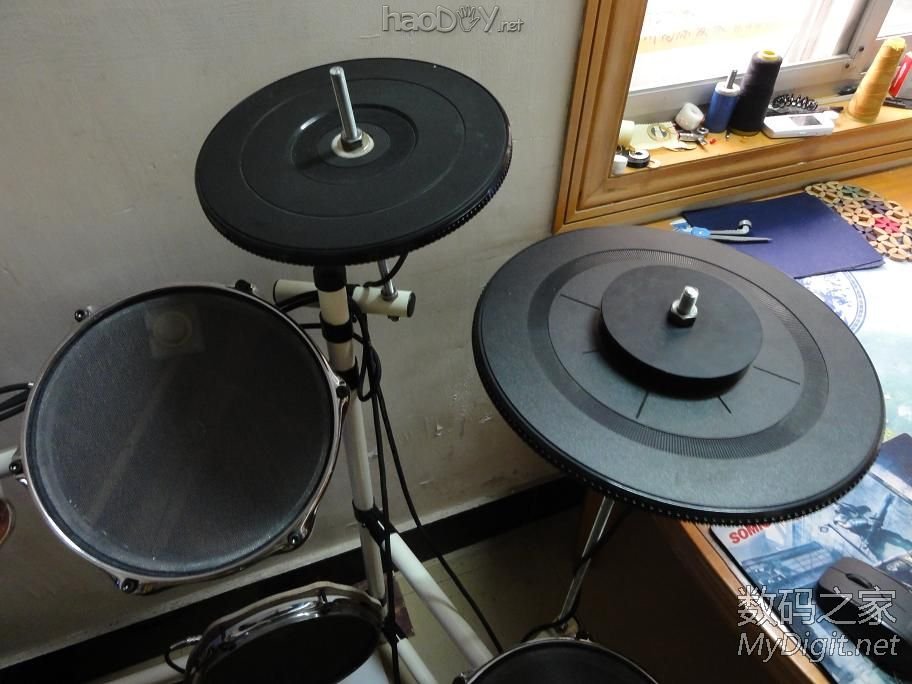 给女儿DIY的电鼓/架子鼓+MIDI触发转换器 视频