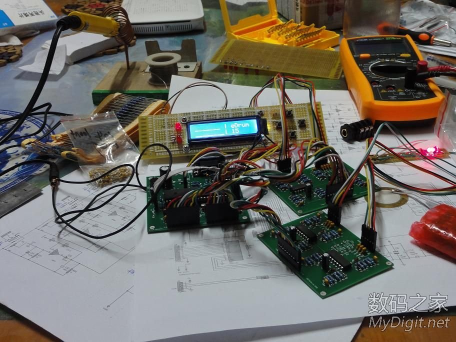 给女儿DIY的电鼓/架子鼓+MIDI触发转换器 视频