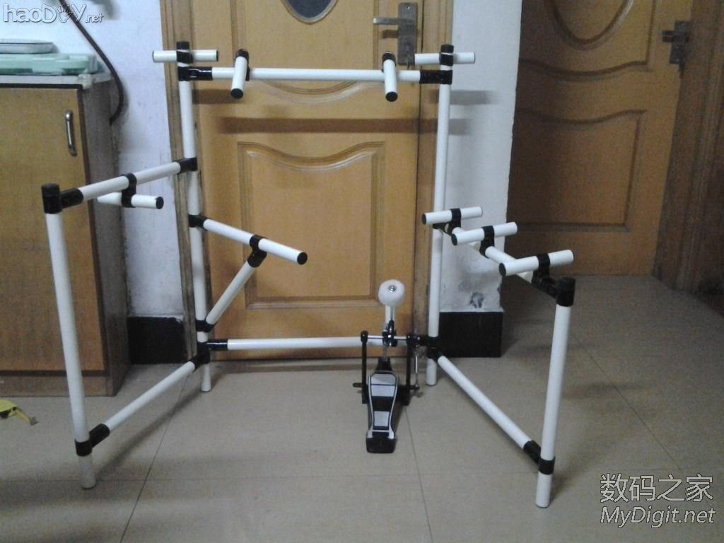 给女儿DIY的电鼓/架子鼓+MIDI触发转换器 视频