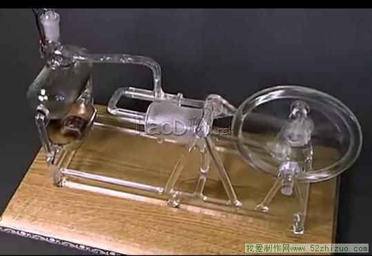 全玻璃蒸汽机模型 全玻璃蒸汽机模型 视频
