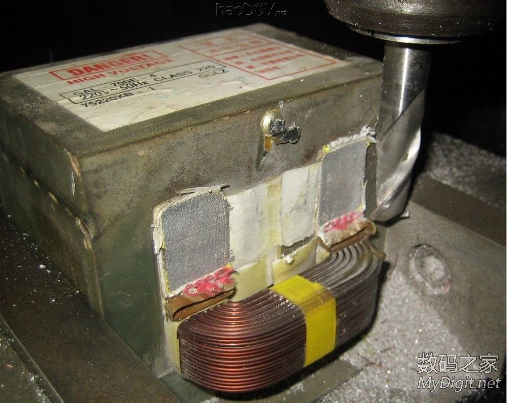 最廉价的点焊机,微波炉变压器+时间继电器