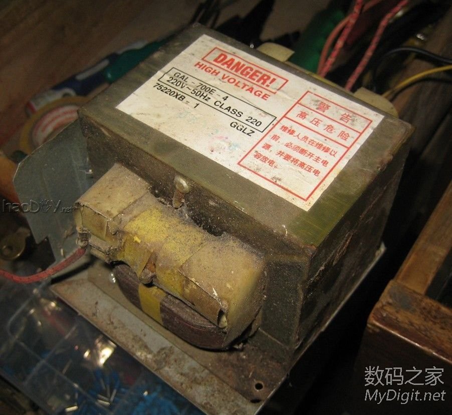 最廉价的点焊机,微波炉变压器+时间继电器