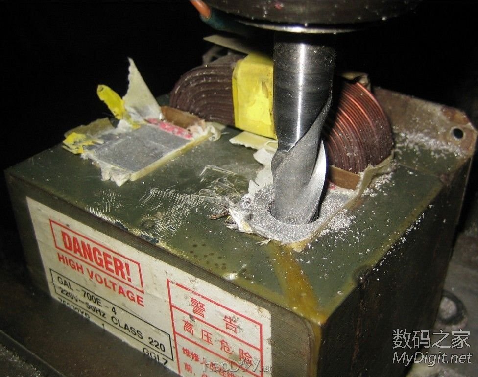 最廉价的点焊机,微波炉变压器+时间继电器