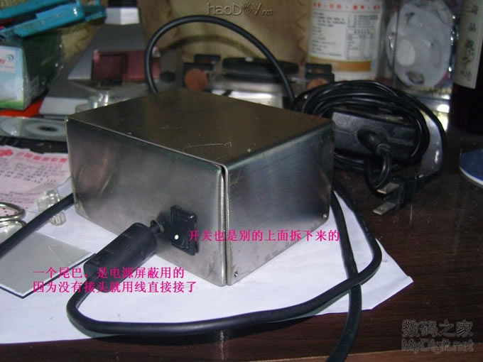 用不锈钢板手工打造白光电烙铁焊台套件外盒