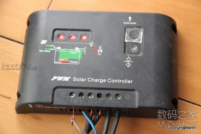 家庭太阳能供电系统初步完成