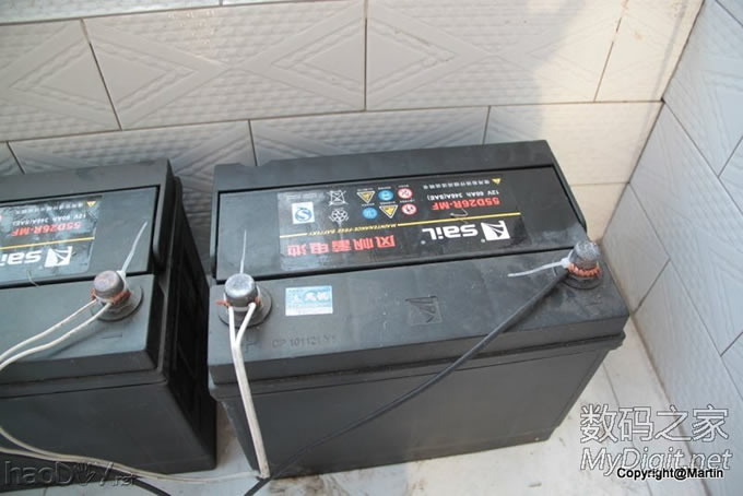 家庭太阳能供电系统初步完成